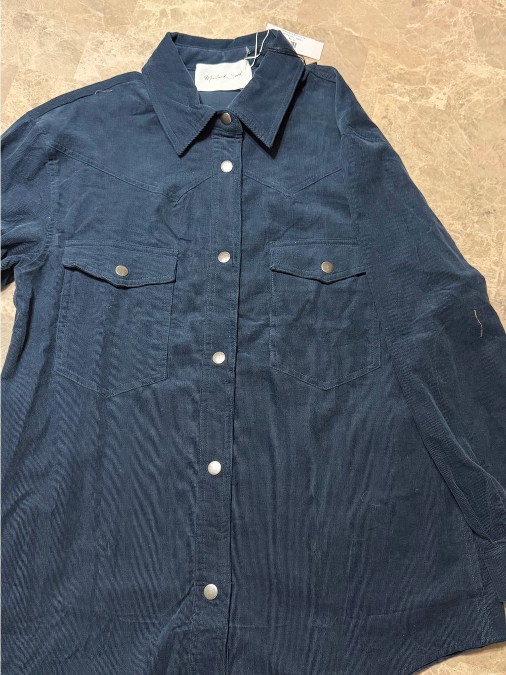 Corduroy button up #173